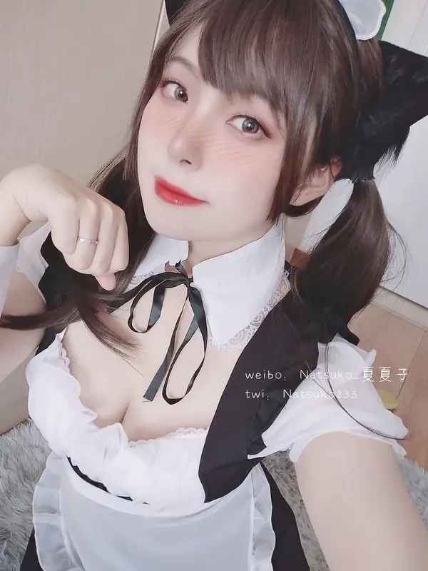 Natsuko夏夏子 – NO.045 猫耳女仆 12